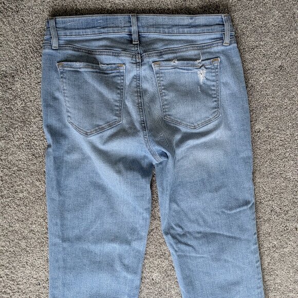 LOFT Sky Blue Cropped Jeans - Picture 8 of 10